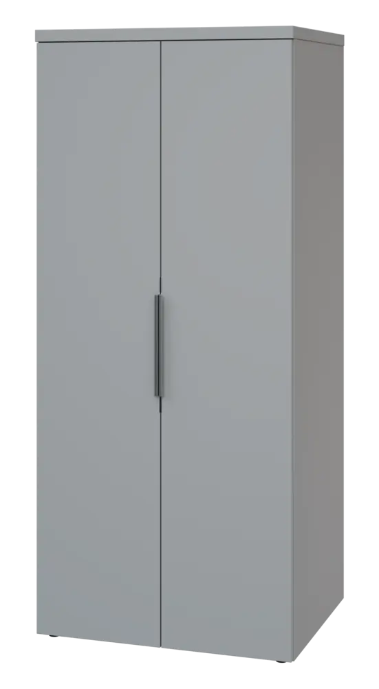 SIST 5 - 82 šatní skříň, 2-dveřová, tyč, 1820x800x600, šedá